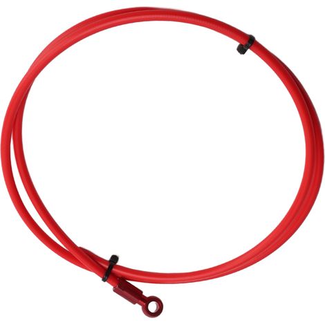 MEROCA Kit de Raccord Hydraulique 1m pour Freins à Disque Vélo de Montagne, avec Olives et Connecteurs pour Accessoires VTT XTR (1/5)