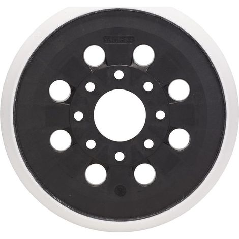 Plateau de ponçage compatible avec les polisseuses Bosch PEX 220 A, GEX 125-1 AE et PEX 220 AE. Disque de polissage et de ponçage à 8 trous avec fixation auto-agrippante. (1/5)