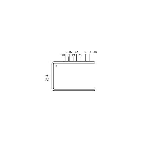 Agrafes P galva SENCO 30 mm - boite de 7700 - 18334