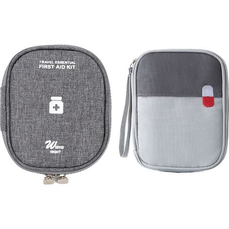 Sac De Premiers Secours - Fermeture Éclair À Ouverture Totale - Pour Voyage Bureau Extérieur - 1 Pièce