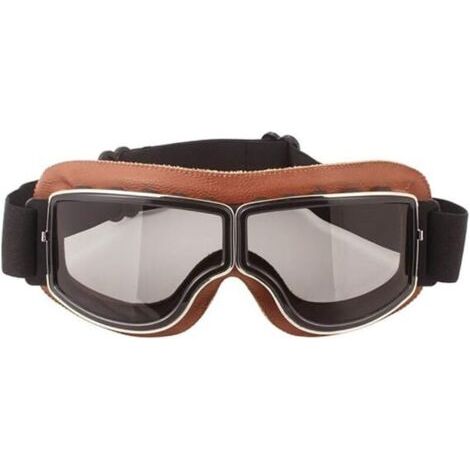 NALOOKAMICLunettes de protection rétro pour moto - Anti-buée - Chaudes - Pour l'équitation, le VTT, le motocross (1/4)