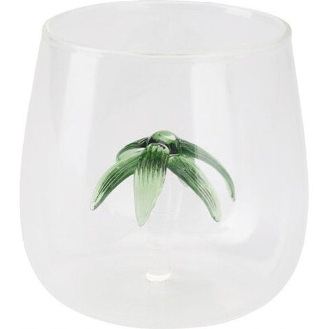 Tazza orion 400 ml vetro trasparente decorativa