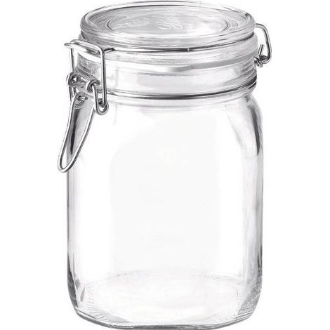 BARATTOLO ERMETICO BORMIOLI 1 L - 6 pezzi