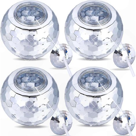 Set de 4 Verres à Vin Disco avec Balle Lumineuse Flashing (1/5)