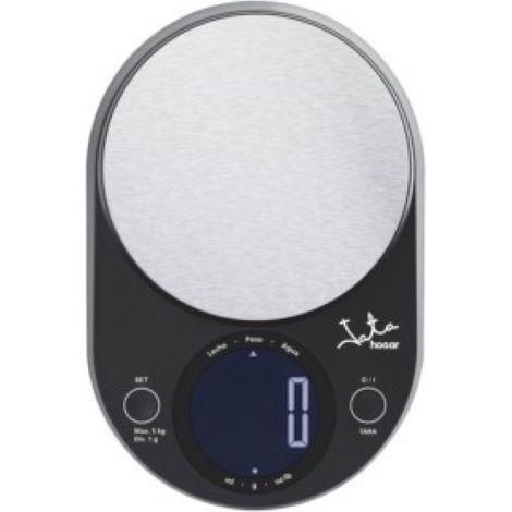 Báscula de cocina digital Jata 721, alta resistencia, alta precisión, hasta 5 kg, pantalla LCD, pantalla grande, función de tara (1/5)