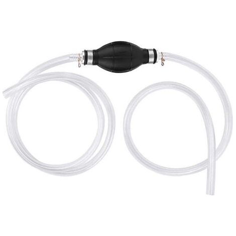 Pompe à siphon de carburant, kit de pompe à siphon de livraison de carburant de 2 m, tuyau de siphon manuel de pompe à eau portable à haut débit, 2 Pvc (1,2 m + 0,8 m) Livraison d'essence automobile (1/5)