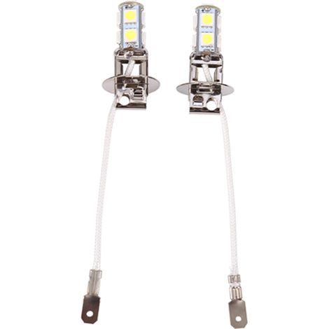 Branchez et jouez à l'économie d'énergie antibrouillard, lampe, ampoules LED de lumière 9SMD, pour les camions de voiture automobile (1/5)