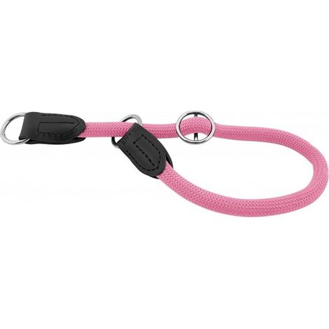 Strangulator Halskette Pink Roll 12mm x 60 cm
