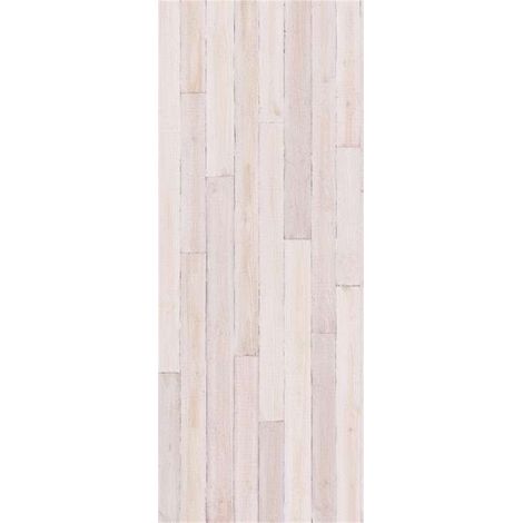 Panneau mural douche en alu-composite VIPANEL - Bois Décor Bois Peint Naturel - Finition Mat Perle - 100x255cm (1/5)