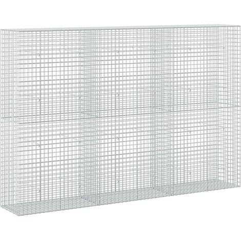 vidaXL Gabion con Filo da 3,5 mm e Maglia da 5x5 cm 300x50x200 cm