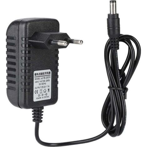 25.2V/1A Fast Charging Li-Ion Charger Adapter, 100-240V Input, Multi-Level Protections, EU Plug (1/4)