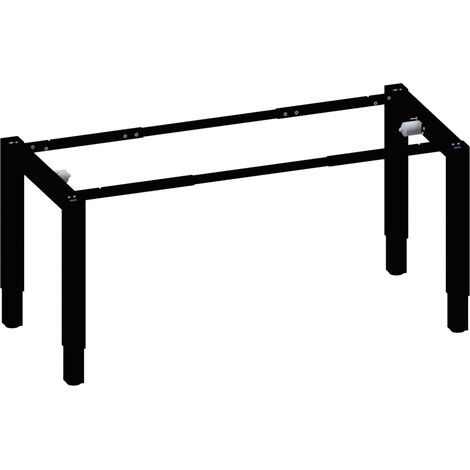 Sitz-Steh-Tischgestell 4-Leg Strong Fußteil elektrisch höhenverstellbar schwarz (1/3)