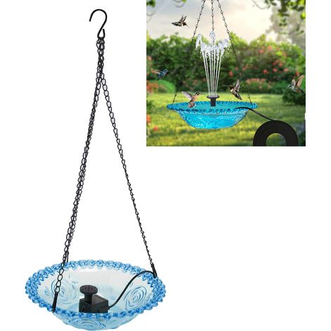 Fuente colgante USB para pájaros, ideal para uso exterior, duradera e ideal para colibríes. (1/5)