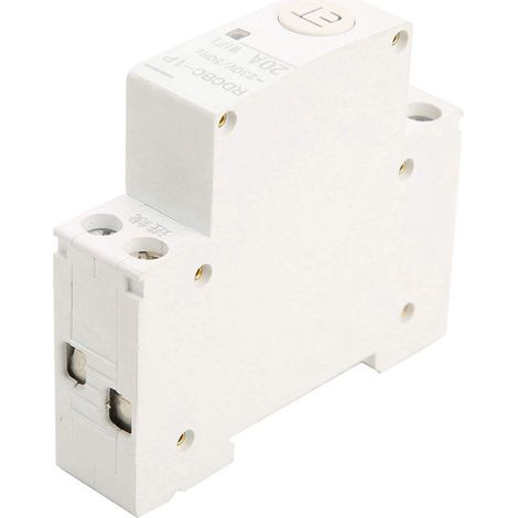 Disjoncteur WIFI, commutateur de télécommande intelligent IP20, pour boîte de distribution, forme de déclenchement instantané C, 1P AC230V(1P 20A) (1/5)