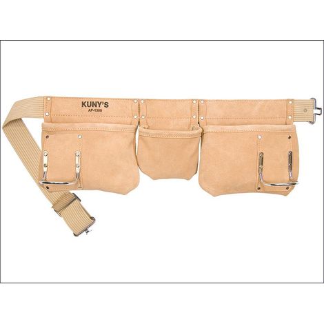 AP-1300 Carpenter's Apron 5 Pocket Suede Leather KUNAP1300