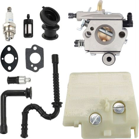 Vergaser-Reparatursatz für Stihl 024 026 MS240 MS260 024AV 024S Walbro WT-194 Kettensägen-Luftfilter-Ansaugkrümmer (ersetzt 11211200611)