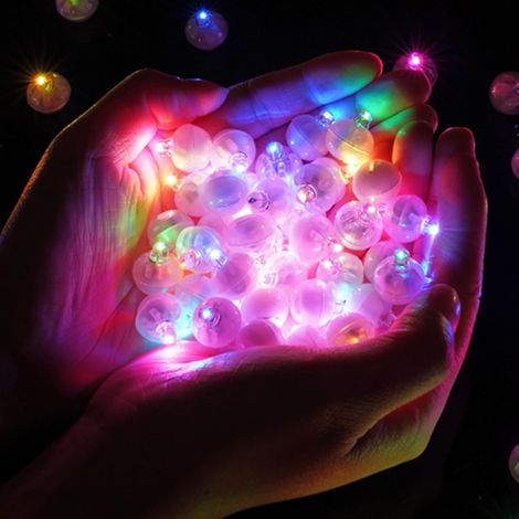 Mini luce sferica a LED con 120 LED colorati, mini luce lampeggiante impermeabile, adatta per decorazioni domestiche, matrimoni e feste. (1/5)