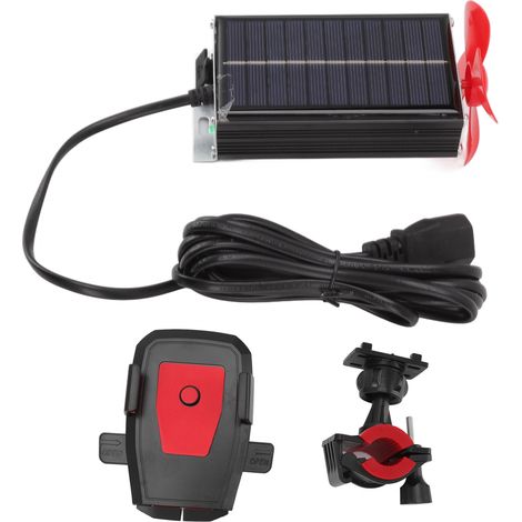Générateur électrique solaire-éolien double alimentation USB 12V-125V pour recharger batterie de chariot (1/5)