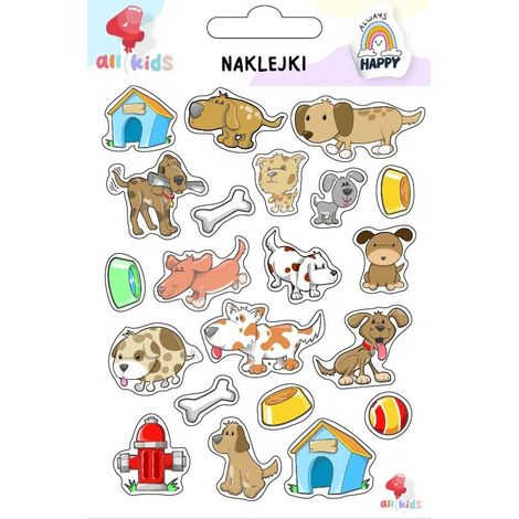 Autocollants pour enfants Que fait un chien