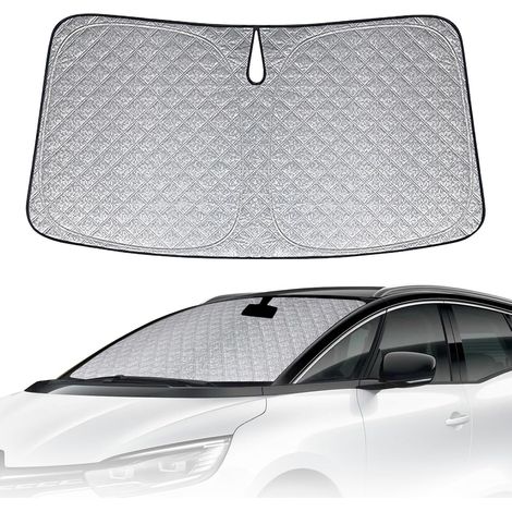Pare-Soleil pour Pare-Brise Remplacement pour Renault Scenic 2016-2022, Pliable Pare-Soleil pour Pare-Brise de Voiture, Bloque 99% des Rayons UV et Maintient Votre Véhicule au Frais,- (1/5)