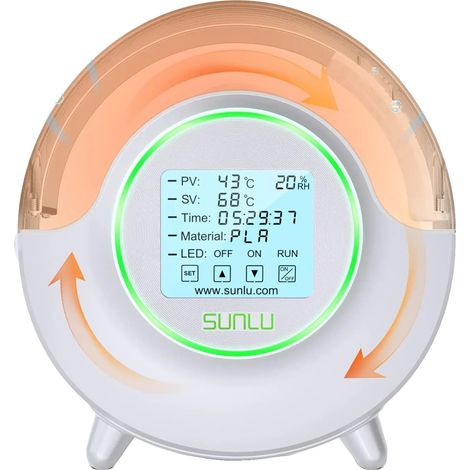 Asciugatrice a filamento, riscaldamento a 360°, touch screen, S2 bianca, spina UE (220V)-a (1/2)