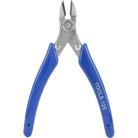 Ensemble de pinces électroniques - WEL-125 - Pince coupante latérale multifonction - Bleu (1/4)