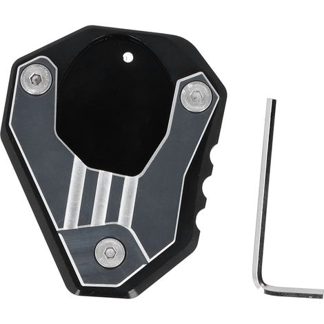 Piastra di estensione per cavalletto moto in alluminio CNC per Kawasaki Ninja 400 Z400 Versys 650 KLX 250 [Aumento della superficie di appoggio] (1/5)