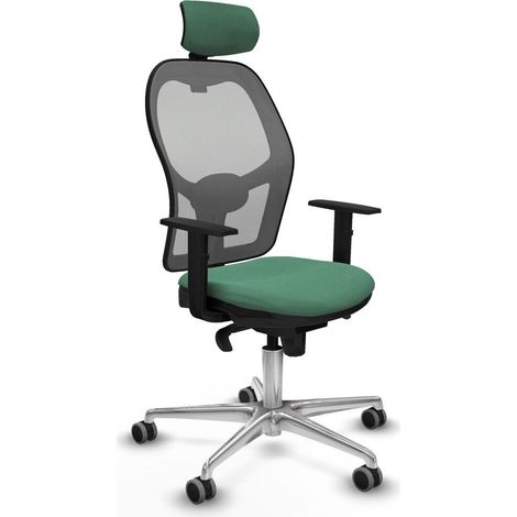 piqueras-y-crespo Chaise Ergonomique Vert émeraude Bureau (1/3)