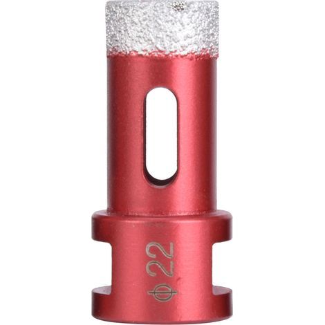 M14 diamond hole saw for angle grinder, for marble, tile and ceramic, 22 mm (1/5)