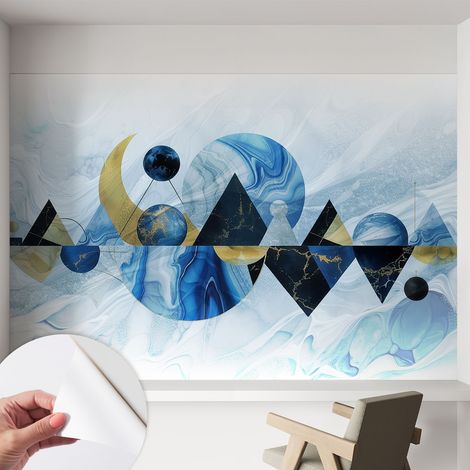 Carta da parati autoadesiva - Fotomurale adesivo - design elegante - stile moderno - Eleganza cosmica 152x104 cm (1/5)