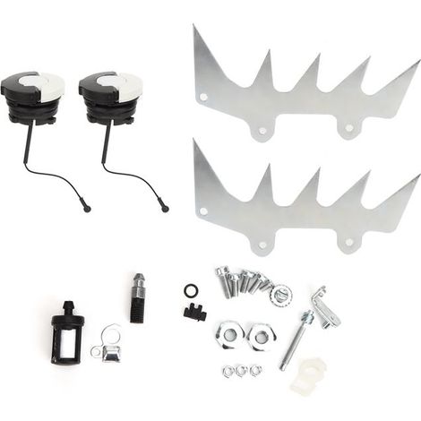 BelleRise - Tendeur chaîne + bouchon réservoir – Stihl 034/MS360/MS381 – Métal/plastique anti-corrosion (1/5)