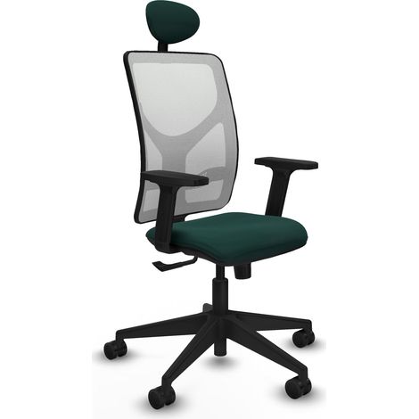 Silla de oficina piqueras y crespo Motilla verde botella mesh (1/2)