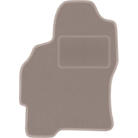 Alfombrilla de terciopelo para el conductor para: Ford Mondeo MK1 familiar, sedán, liftback, hatchback (1992-1996) beige