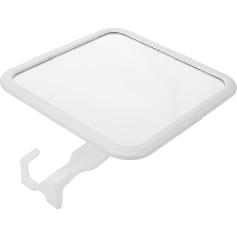 Miroir de douche SECFOU avec ventouse vision claire et design polyvalent . salle bain moderne en ver (1/5)