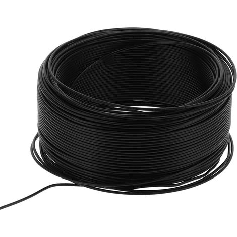BVV‑1x1 Elektrisches flexibles Leitungskabel, 7-adrig, rot kupferisoliert, 100 m / 328,1 ft, AC 300 V, schwarz (1/5)