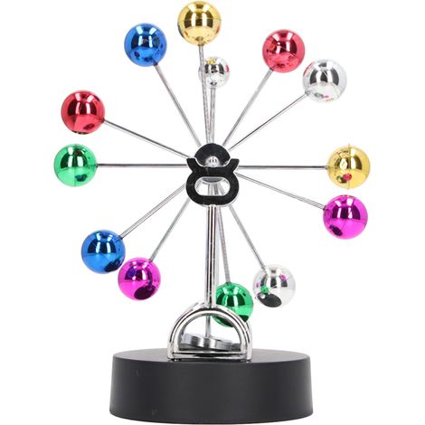 Machine à mouvement perpétuel, batterie USB, double usage, grande roue, jouet d'équilibre, ornement décoratif de table (1/5)