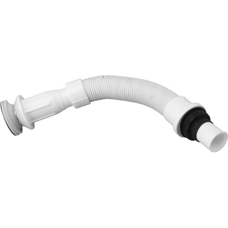 Tuyau d'évacuation simple pour lavabo, tuyau de drainage extensible et flexible pour aménagement paysager, rallonge de descente de gouttière flexible