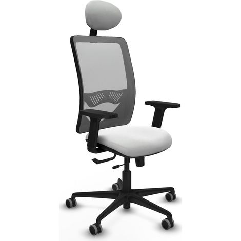 Sedia ergonomica piqueras y crespo Zulema nero supporto lombare (1/2)