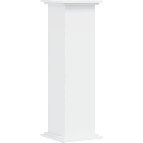 Portavaso portafiori 33 x 33 x 100 cm in legno ingegnerizzato bianco 020045140