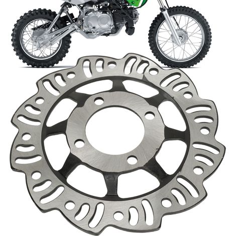 190 mm Bremsscheibe mit Befestigungsschrauben und einem Paar Bremsbelägen, geeignet für Offroad-Motorräder von 50 bis 125 cm³. (1/5)