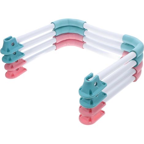 Pieds de table pliables, jeu de remplacement de pieds de table basse en métal en forme de U, lot de 2 (1/5)