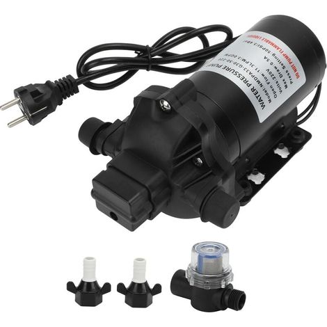 Pompe à Membrane à Eau, Pompe à Eau 220 V 11,3 L/min 50 Psi Pompe à Eau Auto-amorçante pour Voiture, Camping-car, Yacht, Caravane, Bateau Marin (1/4)