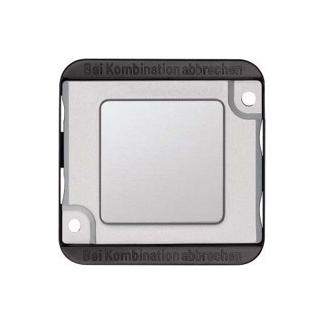 MERTEN 392360 OBTURATEUR, ARGENT MAT, CHAR