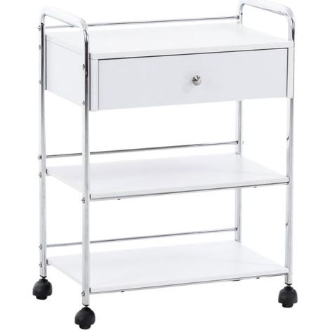 Carrello per apparecchi cosmetici PL912 bianco (1/5)
