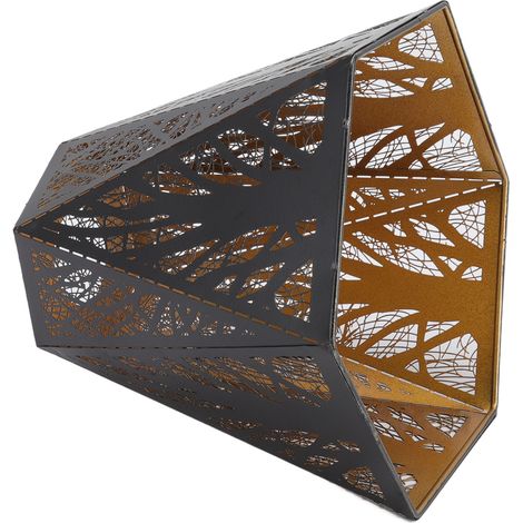 Abat-jour E27 E26 pour lampe de bureau, abat-jour en fer forgé, sculpture d'arbre de la Forêt-Noire, décoration de chambre à coucher (1/5)