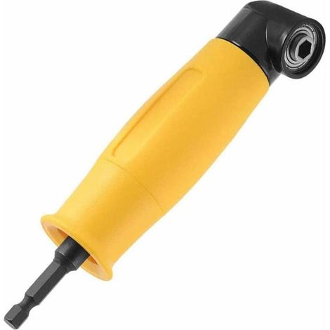 Coffret de forets pour perceuse 6.35mm Hex Tige Tournevis à Angle Droit Fixation à Angle Droit à 90°Adaptateur de Support d'Extension de Tournevis (1/5)