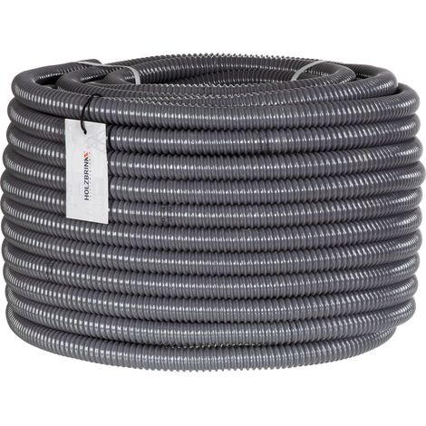 HOLZBRINK Teichschlauch 25 mm (1”) Spiralschlauch PVC Saugschlauch verstärkt, Länge: 15 m, HVS-02-15