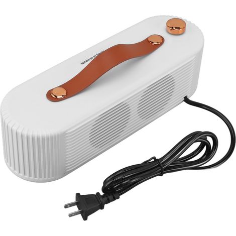 Radiateur électrique portable PTC chauffage rapide réglable protection surchauffe petit chauffage d'appoint pour maison bureau chambre 110V‑220V prise US (1/5)