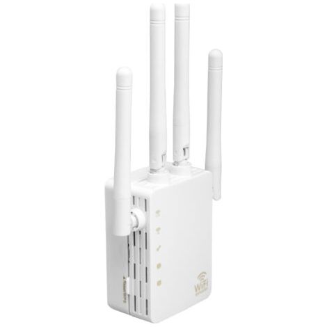 WLAN-Repeater, Dualband 5 GHz, 1200 Mbit/s, schneller WLAN-Signalverstärker, ideal für die ganze Familie, Reichweitenerweiterung für bis zu 790 m² und 40 Geräte, WLAN-Repeater und mehr (1/5)