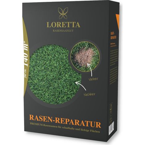 Loretta Rasenreparatur Premium 2,2 kg Rasensamen Nachsaat Grassamen Profirasen